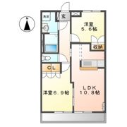 ジョイ パティオの間取り画像