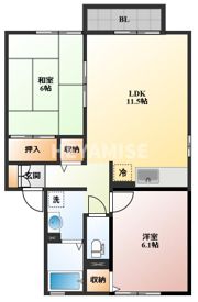 セジュール宮小路 A棟の間取り画像