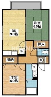コスモス A棟の間取り画像