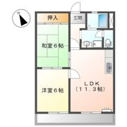 サンハイツ栄の間取り画像