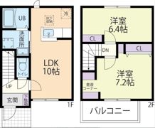 サニーヒル Cの間取り画像