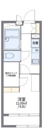 レオパレスグランティス Ⅱの間取り画像