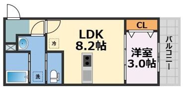 ステリア森ノ宮の間取り画像