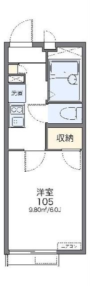 レオパレスベルサリーゼⅡの間取り画像