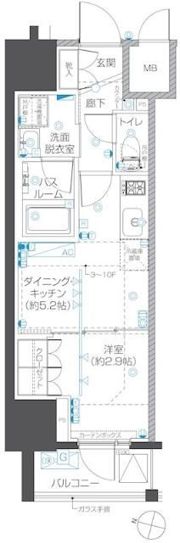 ZOOM本郷の間取り画像