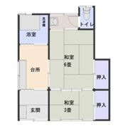 吉倉1丁目 貸家の間取り画像