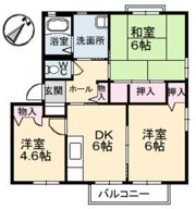 イーストパーク C棟の間取り画像
