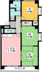 マンション忠徳の間取り画像