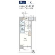 プランドール新北野の間取り画像