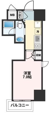 P’sクレスト桜木町の間取り画像