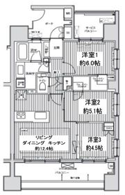 イニシアコート大宮Westの間取り画像