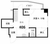 塚本マンションの間取り画像