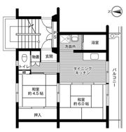 ビレッジハウス飯塚3号棟の間取り画像