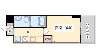 U-ro湊川公園前の間取り画像