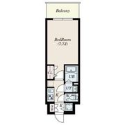 S-RESIDENCE難波大国町dominaの間取り画像
