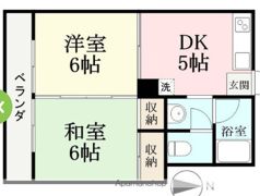 コーポあおき1の間取り画像