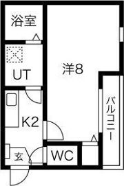 クレフラスト新守山南A棟の間取り画像