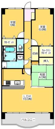 サントノーレ宇多津弐番館の間取り画像