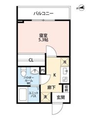 カルム西船橋の間取り画像