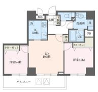 ドゥーエ横浜駅前の間取り画像