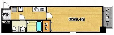 ダイドーメゾン神戸元町の間取り画像
