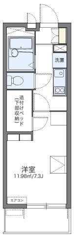 レオパレスダンディライオンの間取り画像