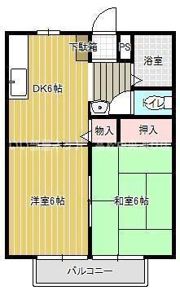 ハイツ池園の間取り画像