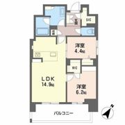 リビエナグラン新梅田の間取り画像