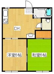 ハイツロゼの間取り画像