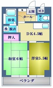 オークハイムの間取り画像