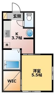 シャーメゾン玖島の間取り画像