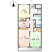 ラフレ西山の間取り画像