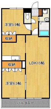 フォルティアの間取り画像