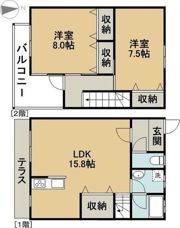 メゾンド・墨 参号館の間取り画像