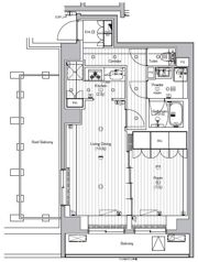 PREMIUM CUBE 大森 TROISの間取り画像