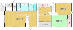 飯野ハイツの間取り画像
