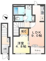 （仮称）守山6丁目新築アパートの間取り画像