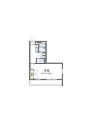 レオパレス中島の間取り画像