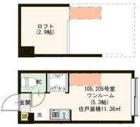 ハーモニーテラス桜丘の間取り画像
