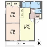 バリュージュ古川南 B棟の間取り画像