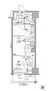 デュオステージ横濱伊勢佐木の間取り画像