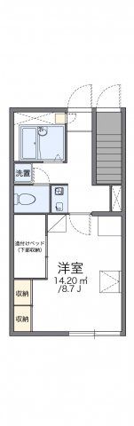 レオパレスグリーンパレスの間取り画像
