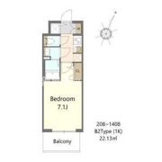 S-RESIDENCE大和田alineの間取り画像