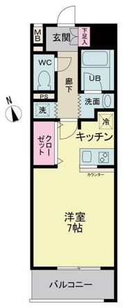 ブルージュの間取り画像