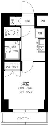 エクセリア荻窪の間取り画像