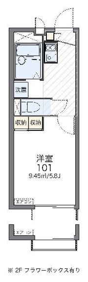 レオパレスラ ピエーノの間取り画像