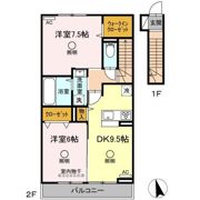アテリア参番館の間取り画像