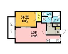フラワーハイツBの間取り画像