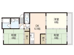 竜神ハイツの間取り画像