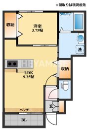 Prezia多良見westの間取り画像